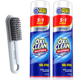 OxiClean Max Force - Laundry Stain Remover Gel Stick - 6.2 OZ + 1 Gaudum Laundry Stain Brush (2)