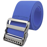 LAMBOX Vinyl Gait Belt-Easy Clean Walking Transfer Belt with Metal Buckle for Elderly Pediatric Caregiver Nurse Therapist (Blue, 60 inch)