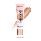 L'Oreal Paris Skin Paradise Tinted Moisturiser, Up to 24h hydration, SPF20, 04 Medium, 0.039 kg