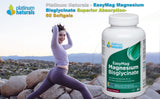 PLATINUM NATURALS EasyMag Magnesium Bisglycinate, 60 Softgels