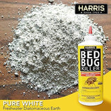 Harris HDE-8 Bed Bug Powder Diatomaceous Earth, 8oz, Yellow