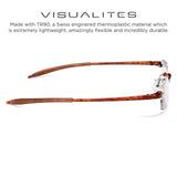 Visualites 1 (Tortoise 1.75 x) Power Lightweight Rimless Reading Glasses For Men and Women