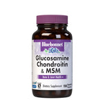 Bluebonnet Nutrition Glucosamine Chondroitin & MSM, Glucosamine, Bone & Joint Health*, Non-GMO, Gluten-Free, Soy-Free, Dairy-Free, 120 Vegetable Capsules, 40 Servings