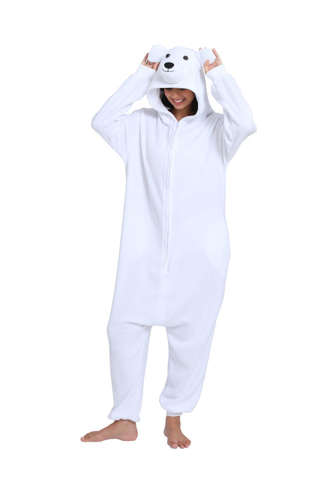 BGOKTA Halloween Animal Onesie Pajamas for Adults Costume Cosplay Homewear One Piece