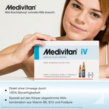 MEDIVITAN iV 8 double ampoules for vitamin B deficiency & exhaustion - for new vitality & new energy - fast, direct & long-lasting
