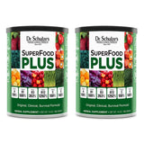 Dr. Schulze’s | SuperFood Plus | Vitamin & Mineral Herbal Concentrate | Dietary Supplement | Daily Nutrition & Increase Energy | Gluten-Free & Non-GMO | Vegan & Organic | 14-Oz Powder per Jar | 2 Pack