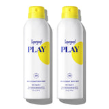 Supergoop! PLAY SPF 30 Antioxidant Body Mist w/ Vitamin C - 6 fl oz, Pack of 2 - Broad Spectrum Sunscreen Spray for Sensitive Skin - Clean Ingredients - Great for Active Days