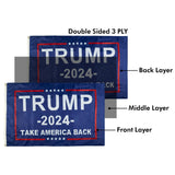 Trump 2024 Flag 3x5 Outdoor made in usa Double Sided 3ply Take American Back Heavy Duty President Trump Flags 2024 Donald Trump Flag 2024 Suitable for Indoor Outdoor Decorations