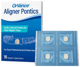 OrVance Aligner Pontics | Temporary Tooth Replacement for Aligner Trays and Retainers during Orthodontic Treatment (Value Size)