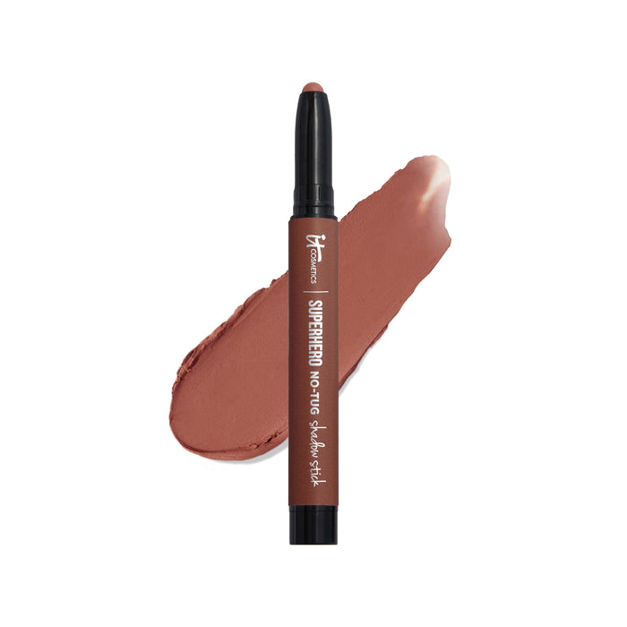 IT Cosmetics No-Tug Waterproof Matte Brown Eyeshadow Stick with Primer - For Sensitive Eyes