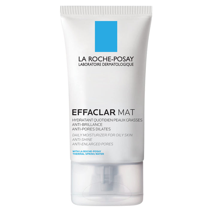 La Roche-Posay Effaclar Mat | Daily Moisturizer For Oily Skin | Visibly Reduces The Look Of Pores | Oil-Free Mattifying Moisturizer | Smooths Skin Texture | Non-Comedogenic & Dermatologist Tested