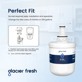 GLACIER FRESH DA29-00003G Water Filter, Compatible with Samsung* Aqua-Pure Plus, DA29-00003G, DA29-00003F, DA29-00003B, HAFCU1, RFG237AARS, FMS-1, RS22HDHPNSR, RSG257AARS, WSS-1, 3Pack