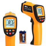 Infrared Thermometer (Not for Human)-58°F to 1382°F, Non-Contact Laser Temperature Gun with Alarm& Data Saving, Temperature Thermometer Measuring Gun for Kitchen Cooking, BBQ, Ovens…