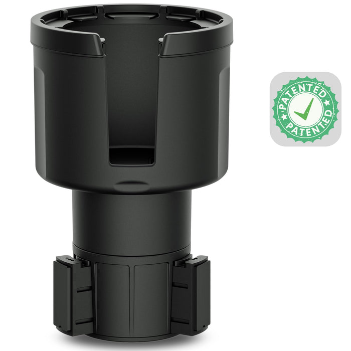 Swigzy Car Cup Holder Expander Adapter for Large Water Bottles - [Patented & Upgraded] - Holds: Hydro-Flask, Yeti, Nalgene, Owala, 32-40oz - Adjustable Expandable Insert Extender - Universal