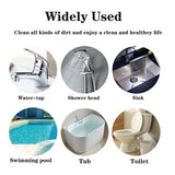 YINGMORE Pumice Stone Toilet Bowl Cleaner Toilet Deep Cleaning,Bathroom Cleaner Brush Toilet Wand Refills with Long Handle for Remove Hard Water Stains with 1 Wand+ 8 Pumice Stones