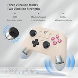 GuliKit KK3 Pro Controller, 1000Hz Polling Rate with Hall Joysticks and Triggers, Wireless Controller Compatible with Switch/Android/iOS/macOS/Windows/Steam Deck, Maglev/Rotor/HD Vibration - GB Retro