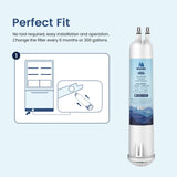 MARRIOTTO MRW4 Refrigerator Water Filter Compatible with EDR3RXD1, 4396841, 4396710, Filter 3, 46-9083,46-9030, 9030, 9083 Refrigerator Water Filter | 3 Pack