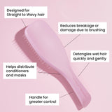Tangle Teezer The Ultimate Detangling Brush, Dry and Wet Hair Brush Detangler for All Hair Types, Rosebud