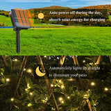 Selarlyt 2 Pack Solar String Lights for Outside, 200 LED 72FT Solar Christmas Lights Outdoor with 8 Lighting Modes, IP65 Waterproof Solar String Lights Outdoor for Garden Party Tree Decor,Warm White