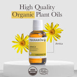 Pranarom - USDA Certified Organic French Arnica Virgin Plant Oil - 2 fl oz Glass Bottle - Massage Oil for Body, Relaxing, Soothing for Joints & Muscles