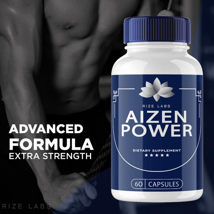 (2 Pack) Aizen Power for Men, Aizen Power All Natural Dietary Supplement to Improve Performance, Aizen Power Capsules to Promote Stamina and Energy, AizenPower Reviews (120 Capsules)