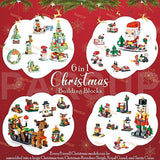 Christmas Advent Calendar 2024, Kids 6 in 1 Building Blocks, 24 Days Countdown Calendar Toys for Kids, Christmas Building Toys, Kids Christmas Gifts for Boys & Girls, Christmas Stocking Stuffers