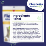 Vetoquinol Flexadin Advanced Dog Hip and Joint Supplement with UC-II Collagen, One Chew a Day Hip and Joint Support Chew for Dogs and Cats, Clinically Proven Vet-Approved Formula, 30 Chews