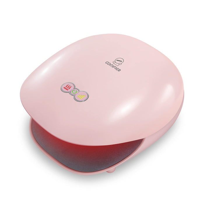 COMFIER Wireless Hand Massager with Heat -3 Levels Compression & Heating,Rechargeable Hand Massager Machine for Carpal Tunnel,Ideal Gifts for Women (Petal Pink)