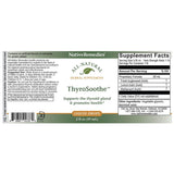 Native Remedies ThyroSoothe - All Natural Herbal Supplement Soothes The Thyroid Gland - Supports Systemic Balance in The Endocrine System and Thyroid Gland - 59 mL