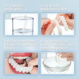 Tooth Replacement Kit, Replace a Missing Tooth in Minutes, Veneers for Temporary Tooth Repair, Complete Your Smile with Temporary Tooth, Nature and Comfortable Veneers