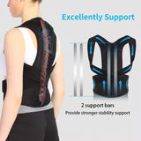 WZLL.SLSP Posture Corrector for Women And Men,for Preventing Hunchback Upper Back Brace, Adjustable Back Straightener for Providing Pain Relief From Neck,Back & Shoulder(XL)