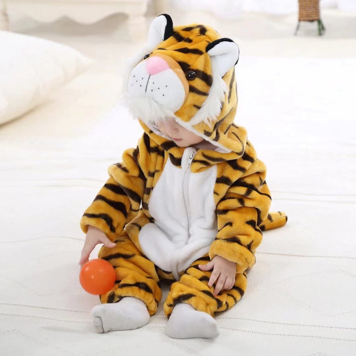 Baby Tiger Costumes Unisex Toddler Outfit Halloween Dress Up Romper 18-24 Months