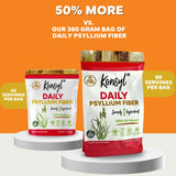 Konsyl Daily Psyllium Fiber 540g / 19oz - Non-GMO, Vegan, Keto-Friendly, Fiber Supplement Powder - Supports Digestive Health (19 Ounce)