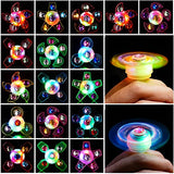 Mikulala 24 Pack LED Light Up Fidget Spinners Rings Party Favors for Kids, Halloween Party Favors Prizes Box Toys Birthday Gifts Goodie Bag Stuffers Glow in The Dark Party Supplies