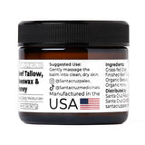 Santa Cruz Paleo Beef Tallow Beeswax and Honey