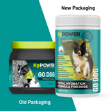 K9 Power Next Generation Go Dog - Water Additive for Dogs, Hydration and Performance Electrolyte Mix, Recovery and Electrolyte Additive, Supports Muscle Function and Endurance, 1lbs