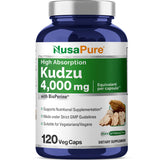 NusaPure Kudzu Root 4000mg - 120 Veggie Capsules (Non-GMO, Vegan, Bioperine)