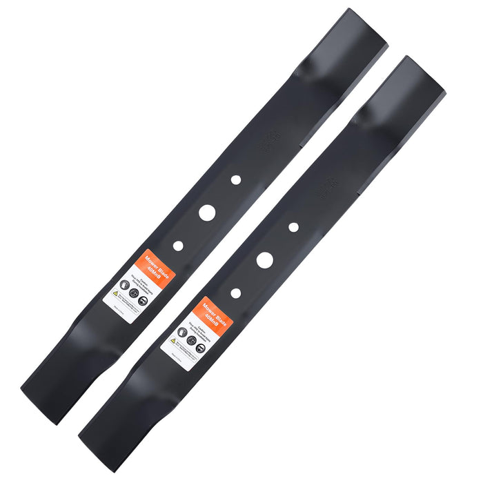 Grasscool L111 Mulching Blades for John Dee-re 42 Inch Deck Riding Mower with Round Mounting Hole L110 L100 L118 L108 Lawn Tractor Replace GX20249 GX20433 GY20567 (2 Pack)