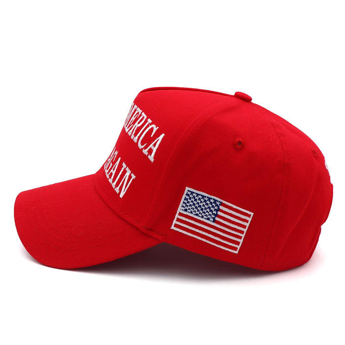 2 PCS Trump 2024 MAGA Hat, Trump Hat Make America Great Again Donald Trump Slogan Hat USA Flag 45-47 MAGA Baseball Cap