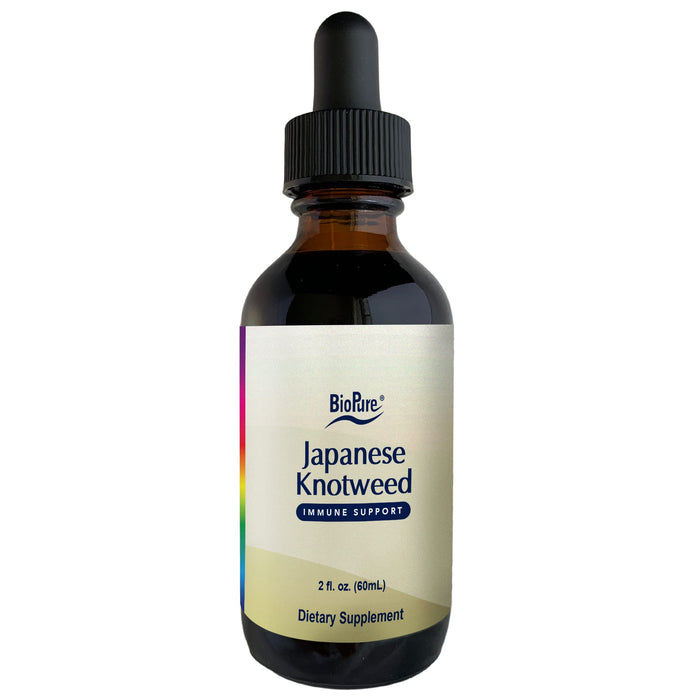 BioPure Japanese Knotweed Herbal Tincture – Potent Botanical Extract Rich in Polyphenols Including Resveratrol to Support Liver & Immune Function, Cellular Health, and Microbiome Balance – 2 fl oz