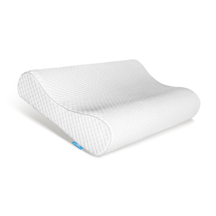 AM AEROMAX Firm Contour Memory Foam Pillow, Cervical Pillow for Neck Pain Relief, Neck Orthopedic Sleeping Pillows for Side, Back and Stomach Sleepers.
