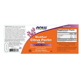 Now Foods Modified Citrus Pectin 800 mg-180 Vegetable Capsules