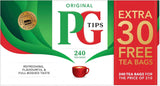 PG Tips Non-Pyramid Tea Bags - 240 Tea Bags