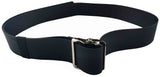 LAMBOX Vinyl Gait Belt-Easy Clean Walking Transfer Belt for Elderly Pediatric Caregiver Nurse Therapist (Black Glossy Webbing with Plastic Buckle, 60 inch)