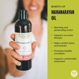 Banyan Botanicals Mahanarayan Oil – 99% Organic Ayurvedic Massage Oil – Soothes Sore Muscles, Supports Healthy and Comfortable Joints, Tendons & Muscles – 4oz. – Non GMO Sustainably Sourced Vegan