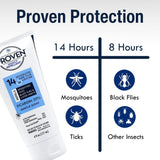 Proven Insect Repellent Lotion – Keep Mosquitoes, Ticks and Flies Off, DEET Alternative Repellent, Up to 14-Hour Protection, Great for Camping or Hiking – 6 Ounce, Gentle Scent Lotion