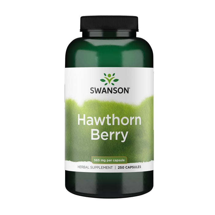 Swanson Hawthorn Berry Supplement - Antioxidant Support with 250 Capsules