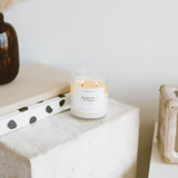 Calyan Wax Scented Candle Seaside & Citrus Candle for The Home Scented with Mandarin & Verbena, Soy Wax Aromatherapy Candle in Glass Jar with 37 Hour Burn Time, Non Toxic Scented Candles Gifts