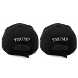 Nigua MAGA Hat, 2PCS 45-47 Trump 2024 Hat Make America Great Again Slogan Baseball Cap