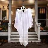 JOYIN 27.5" Halloween Ghosts Decorations Outdoor, Halloween Hanging Ghost Decor, Flying White Ghosts for Tree Front Yard Patio Lawn Garden, Haunted House Prop, Party Décor Outside